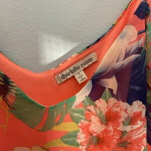 Charlotte Russe Tropical Print Dress